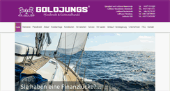 Desktop Screenshot of die-goldjungs.de